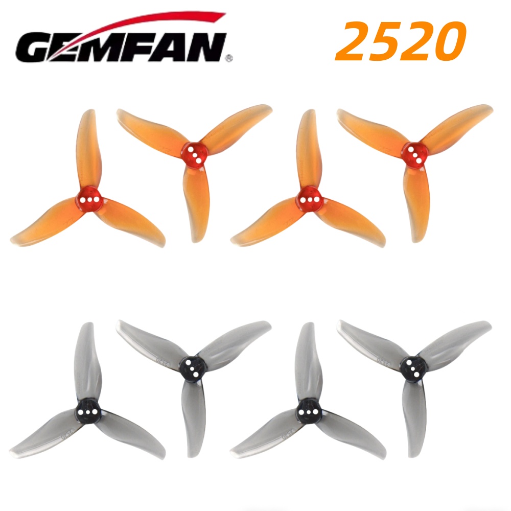 Drone Propeller - 4쌍 Gemfan 허리케인 2520 2.5X2X3 3블레이드