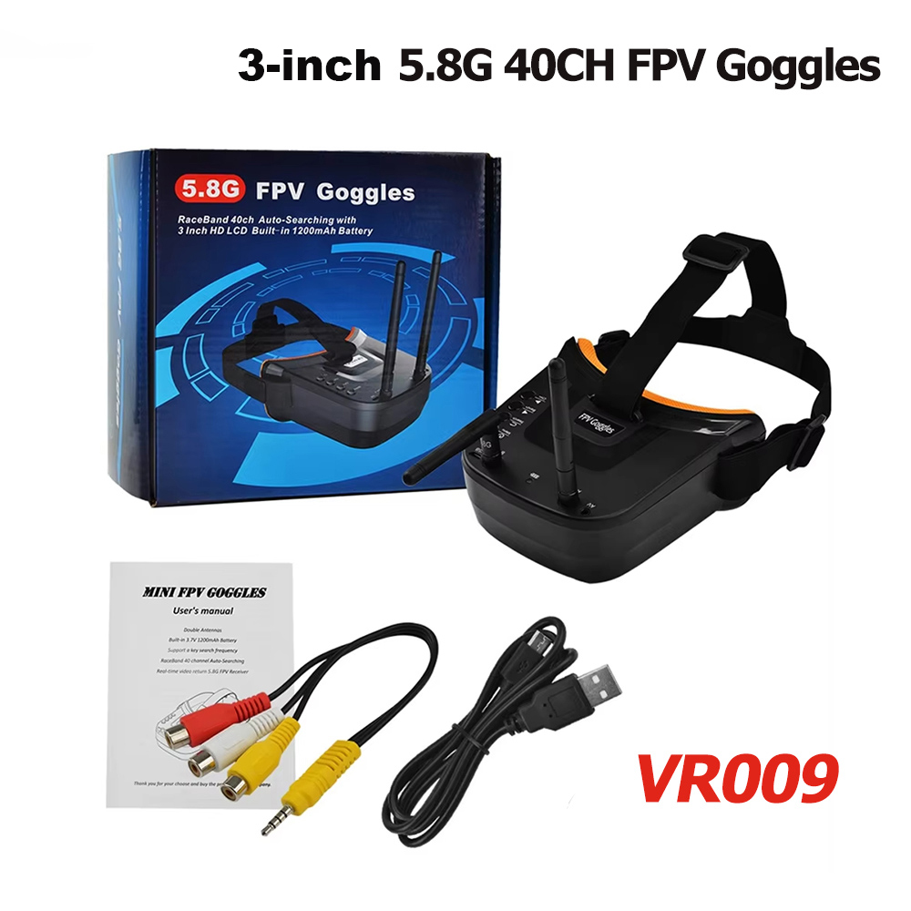 Drone Antenna - VR009 FPV 비디오 고글 3인치 480*320