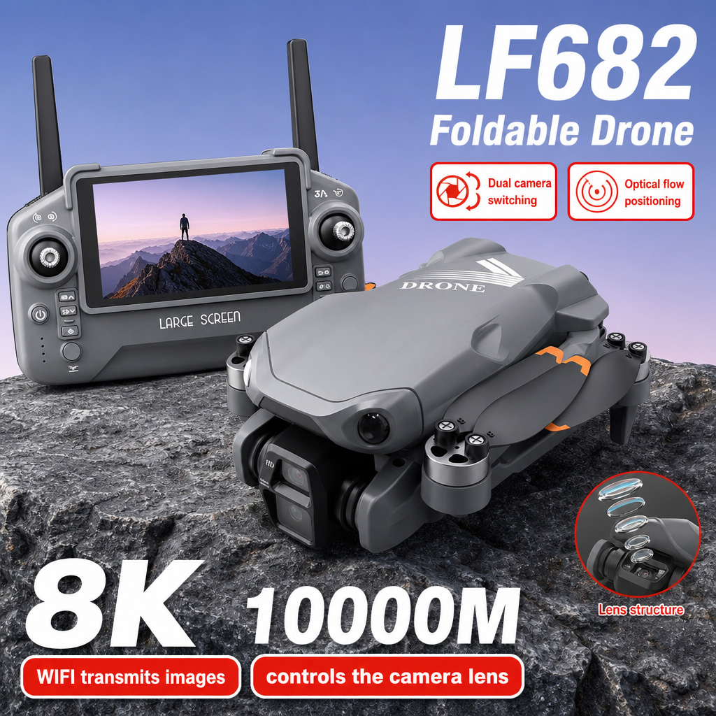 항공 사진 촬영 LF682 드론 8K HD 듀얼 카메라 - Drone Gps Mount 리뷰 및 가격
