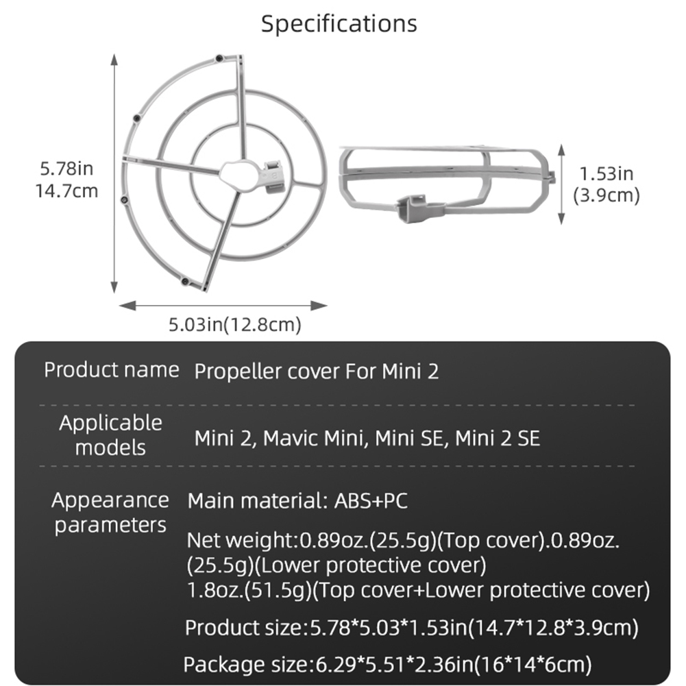 프로펠러 가드 프로텍터 케이지, 경량 프로펠러 블레이드 - Drone Propeller Guard 리뷰 및 가격