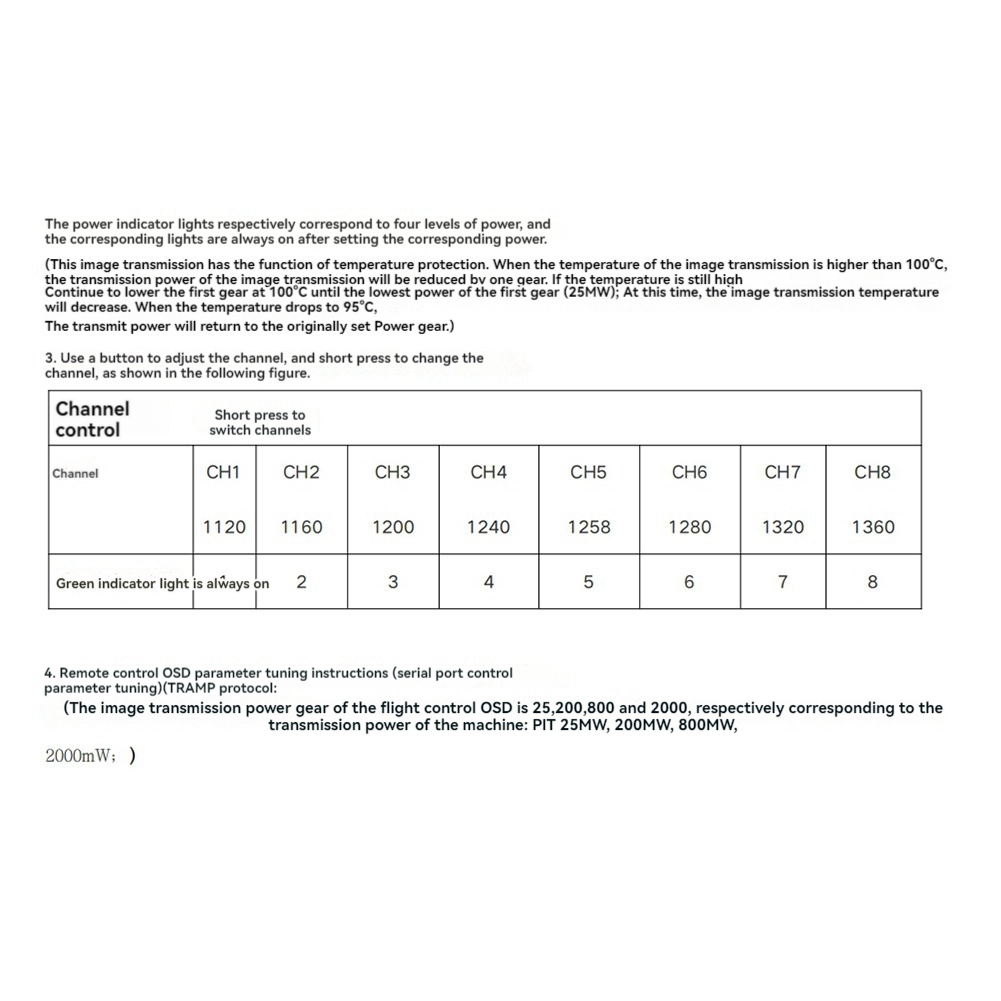 AS96-1.2G 2W VTX 8CH 2000Mw FP - Drone Transmitter 리뷰 및 가격